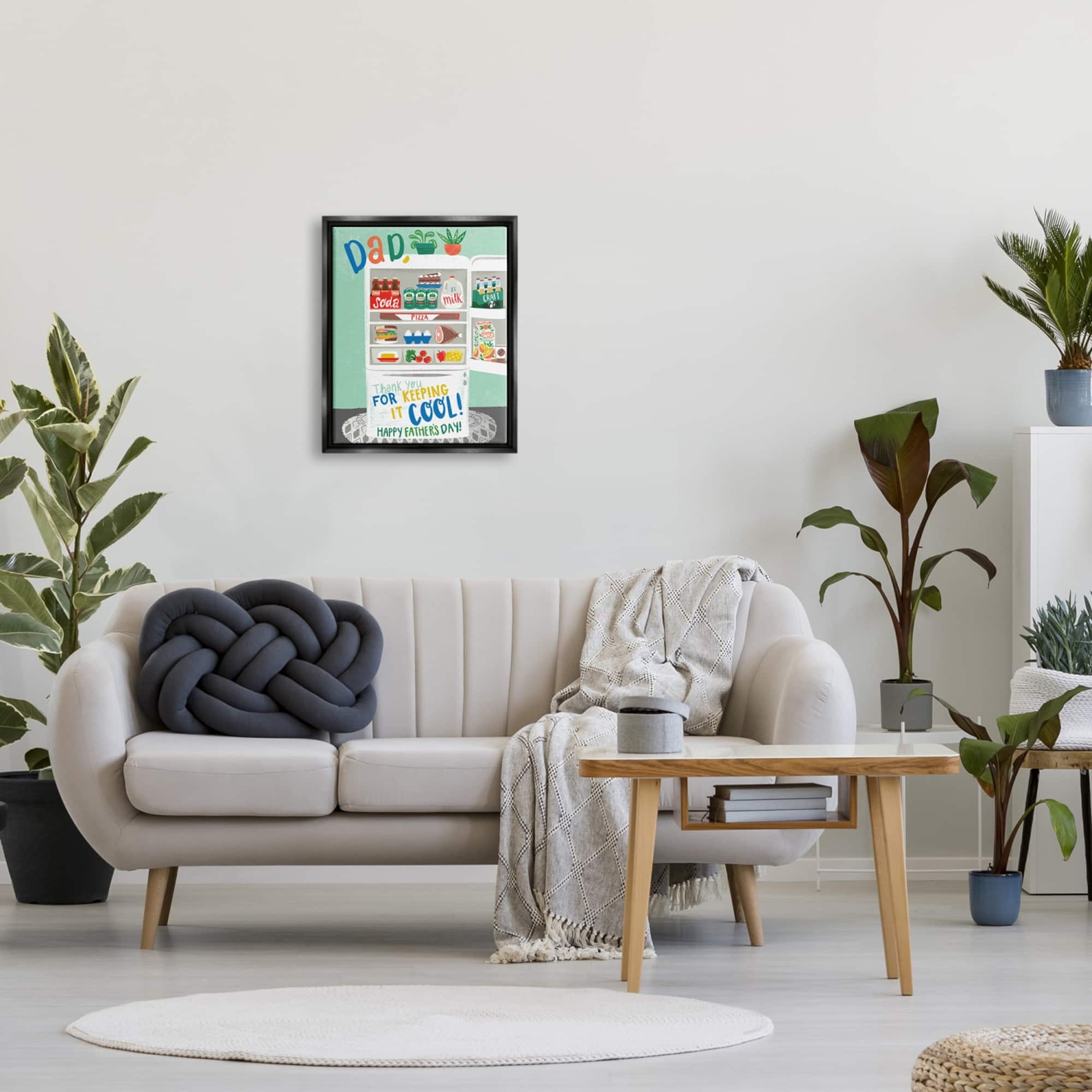 Stupell Industries Keeping It Cool Father's Day Floater Framed Art